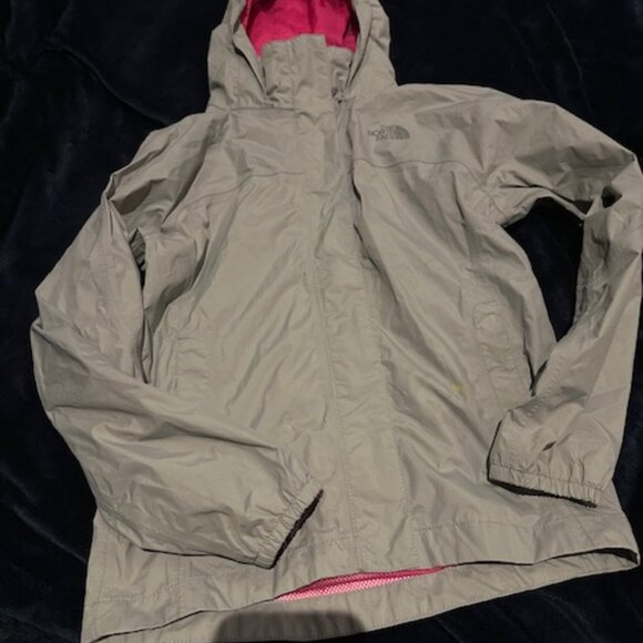 North face rain jacket size 7/8 youth - Picture 1 of 3